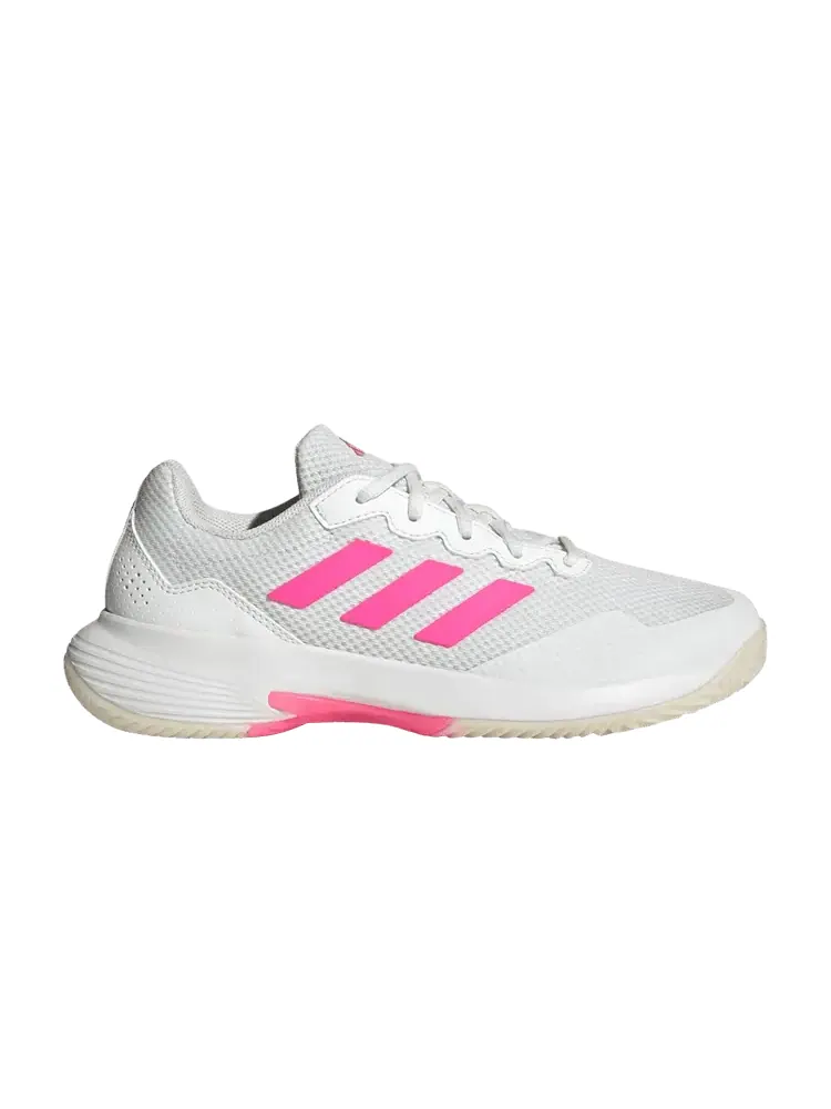 Кроссовки Adidas Wmns Gamecourt 2.0 — изображение 1 из 1, белый розовый