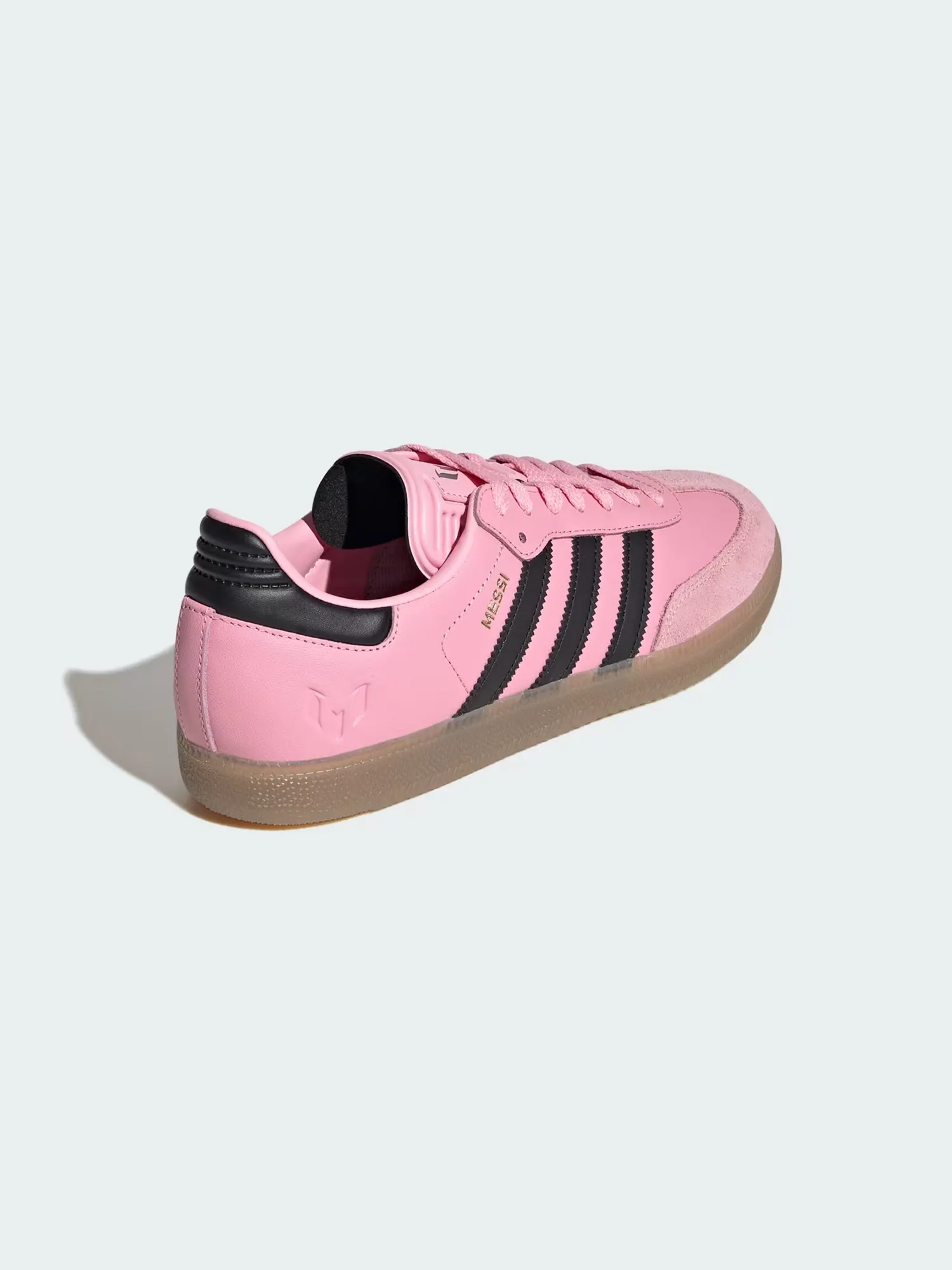 Кроссовки Adidas Samba Messi Indoor Soccer JP7844 — изображение 5 из 10, светлый розовый/черный