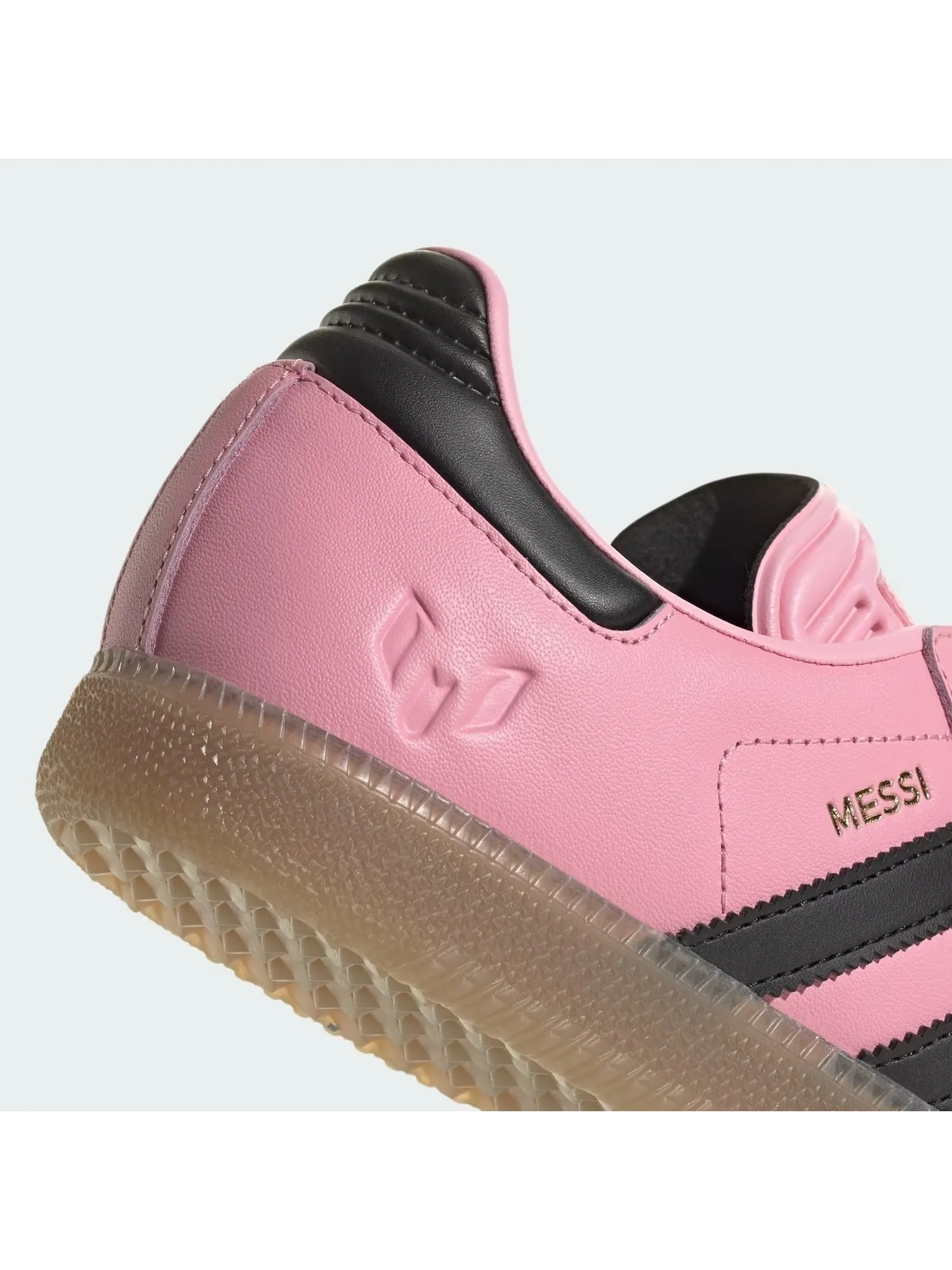Кроссовки Adidas Samba Messi Indoor Soccer JP7844 — изображение 10 из 10, светлый розовый/черный
