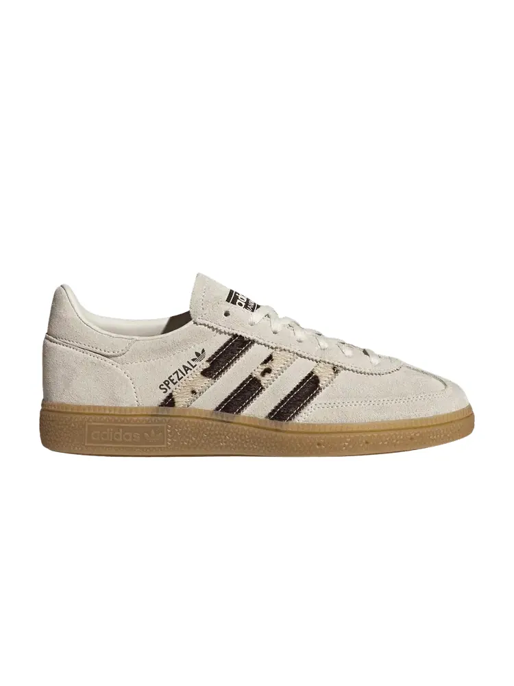 Кроссовки adidas Wmns Handball Spezial 'Animal Stripes - Off White' — изображение 1 из 1, белый/черный