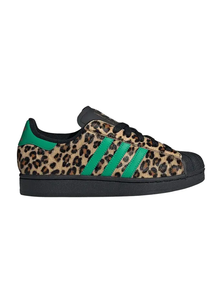 Кроссовки adidas Wmns Superstar 'Black Court Green Leopard' — изображение 1 из 1