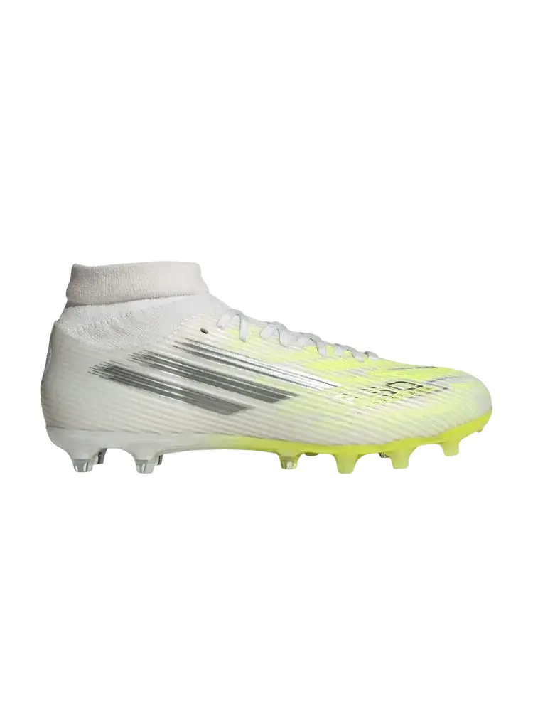 Adidas Wmns F50 Sparkfusion League Mid FG AG 'Cloud White Iron Metallic Yellow' — изображение 1 из 1, белый