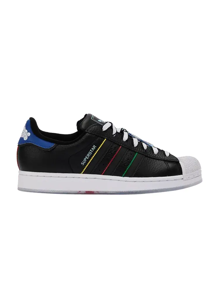 Кроссовки adidas Superstar 2 'Chicago' DTLR Exclusive — изображение 1 из 1, черный/черный/белый