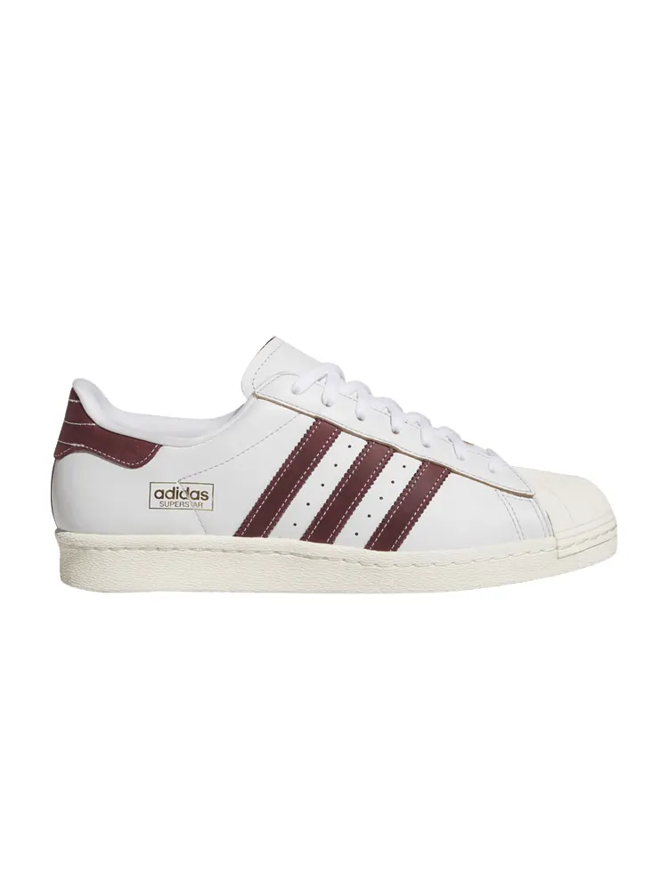 Кроссовки adidas Superstar 80 ADV 'Crystal White Shadow Red' — изображение 1 из 1, белый/красный/белый