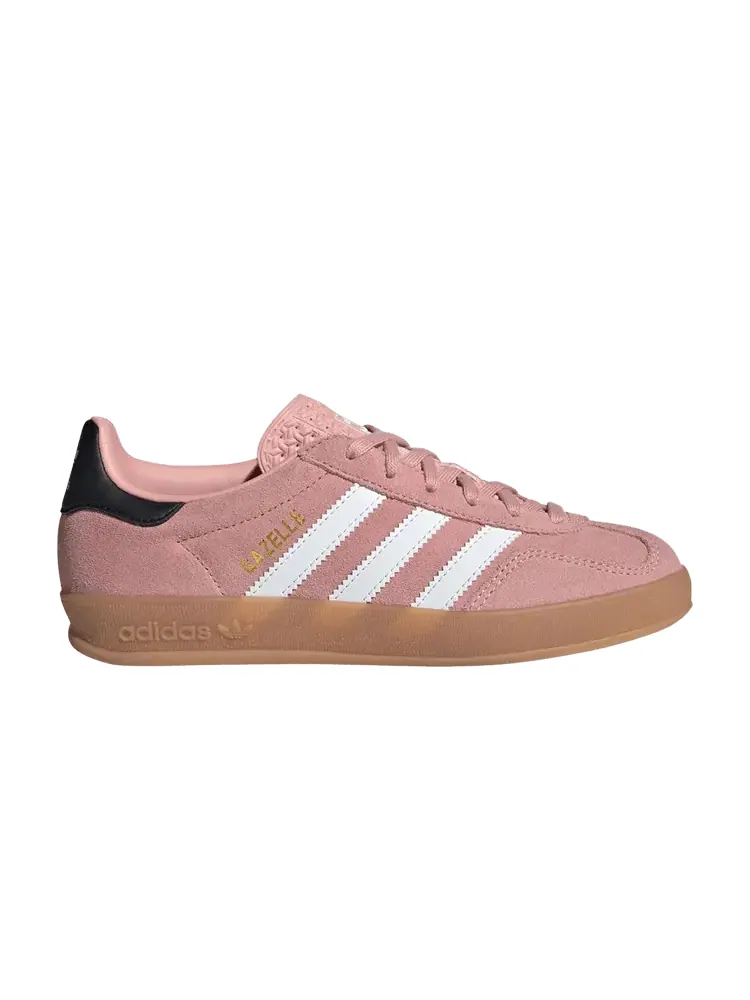 Кроссовки adidas Gazelle Indoor J 'Wonder Mauve' — изображение 1 из 1, белый/черный