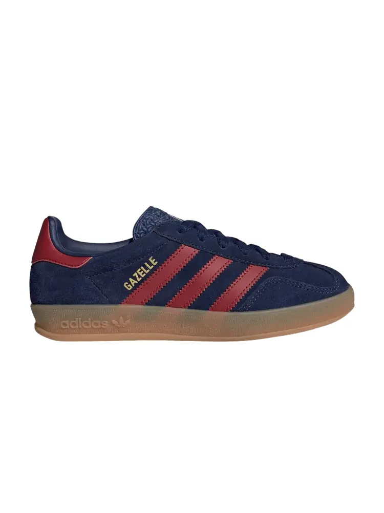 Кроссовки Adidas Gazelle Indoor J 'Dark Blue Red' — изображение 1 из 1, синий