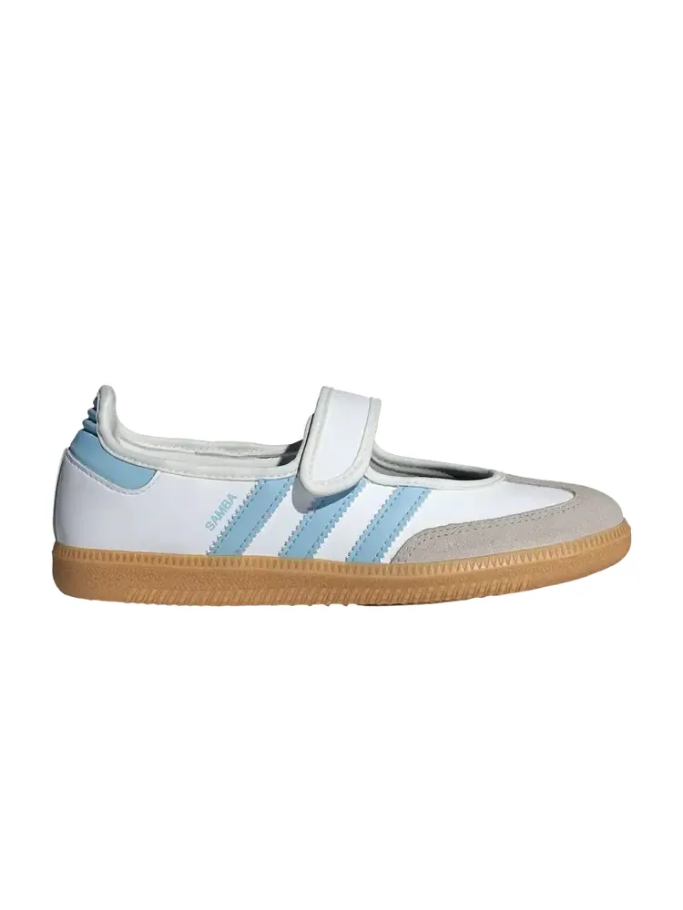 Adidas Samba Jane J 'Cloud White Clear Sky Gum' — изображение 1 из 1, белый