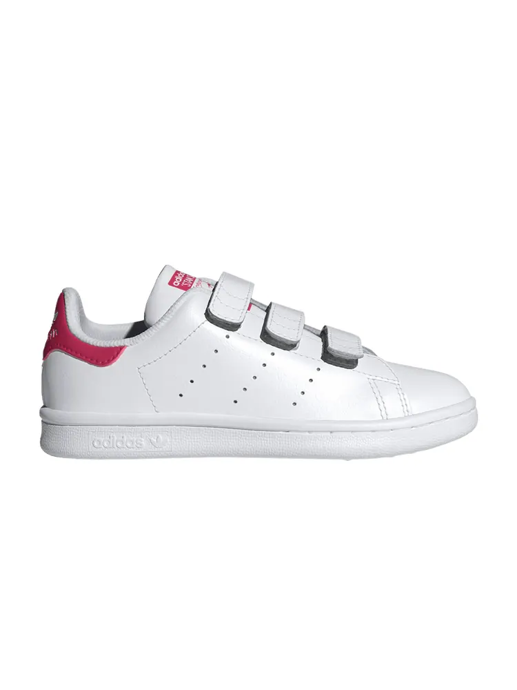 Кроссовки adidas Stan Smith Comfort Closure C 'White Bold Pink' — изображение 1 из 1, белый/белый/розовый