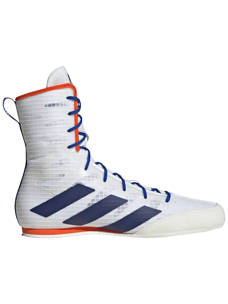 Кроссовки adidas Box Hog 4 'White Dark Blue' — изображение 1 из 1, белый