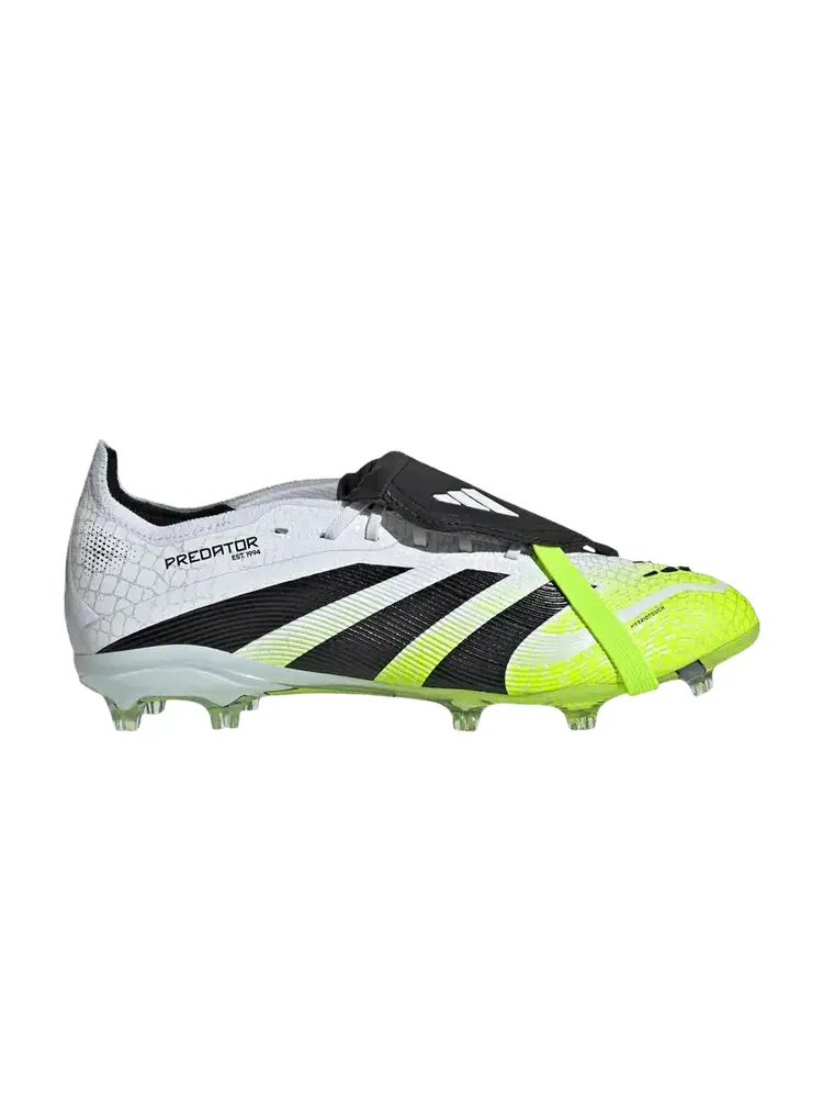 Кроссовки Adidas Predator Elite Foldover Tongue FG K, Radiant Blaze Pack — изображение 1 из 1, белый