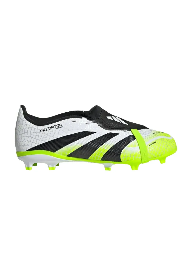 Кроссовки Adidas Predator League Foldover Tongue FG MG K, Radiant Blaze Pack — изображение 1 из 1, белый