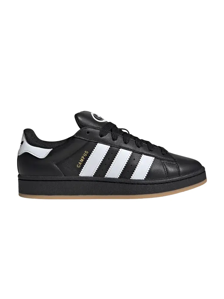 Кроссовки adidas Campus 00s 'Core Black Leather Gum' — изображение 1 из 1, черный/белый/белый