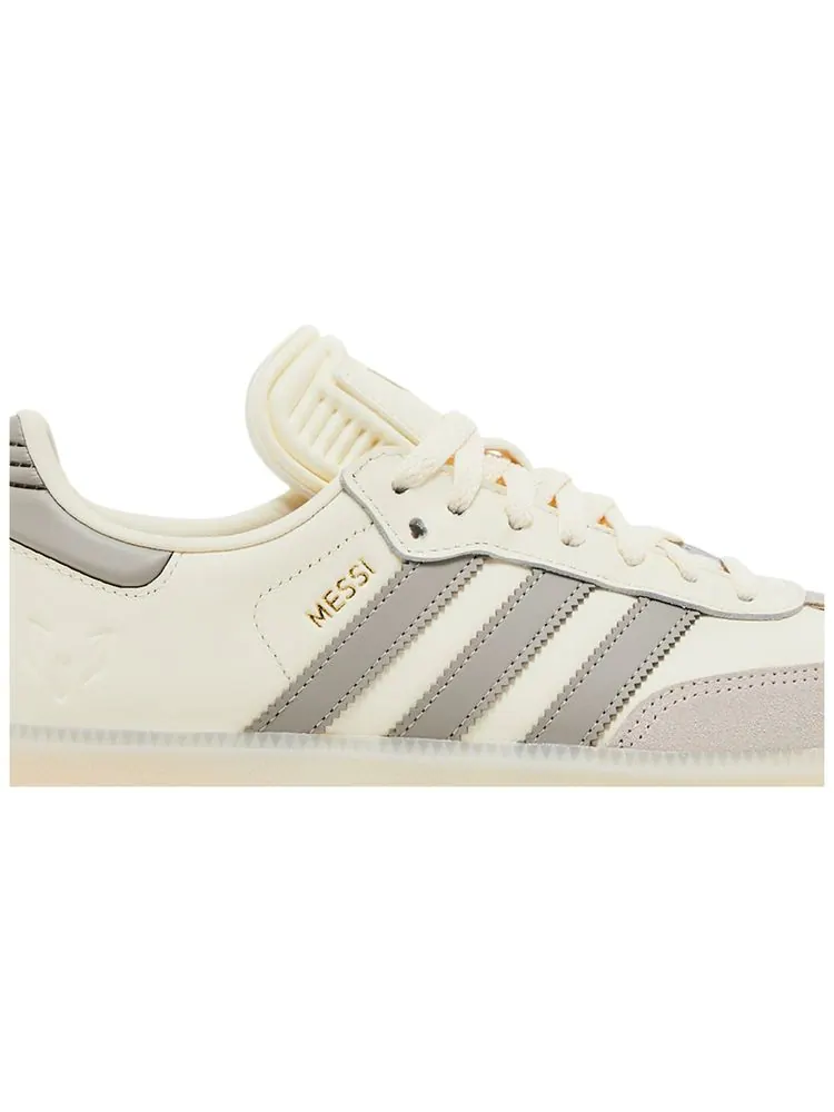 Кроссовки adidas Lionel Messi x Samba Indoor 'Cream White' — изображение 2 из 4, кремовый белый