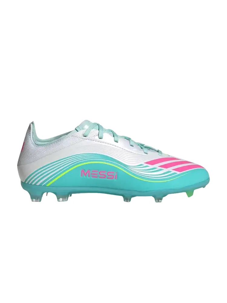 Adidas F50 League FG Big Kid 'Messi Aurora Radiante Pack' — изображение 1 из 1, белый