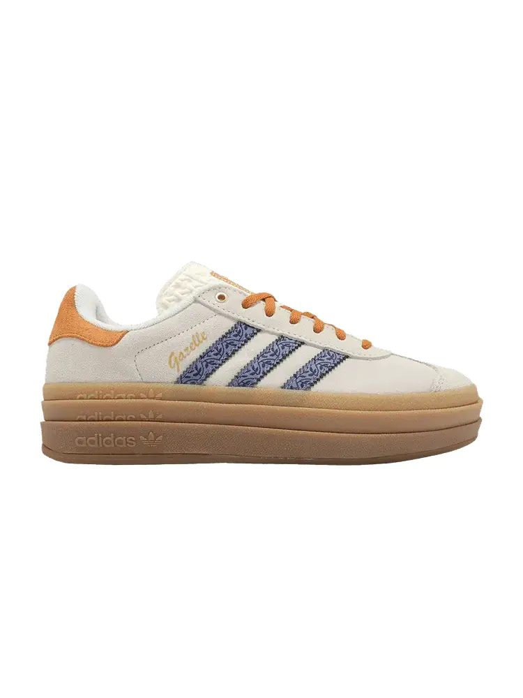 Кроссовки adidas Wmns Gazelle Bold Cream Orb Violet Floral — изображение 1 из 1, кремовый фиолетовый