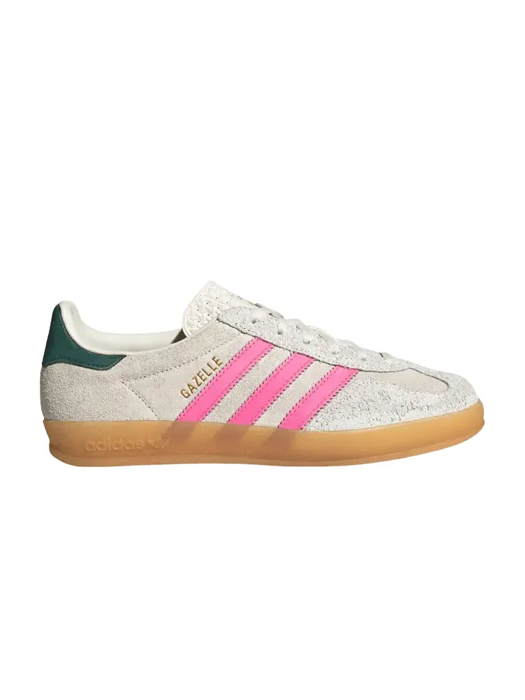 Кроссовки Adidas Wmns Gazelle Indoor — изображение 1 из 1, белый розовый