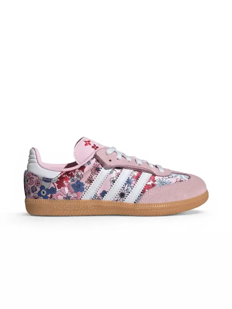 Кроссовки Liberty London x Adidas Samba OG Little Kid — изображение 1 из 1, прозрачный розовый белый