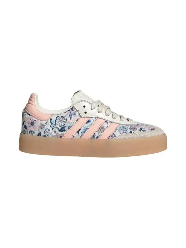 Кеды Liberty London x Adidas Sambae Big Kid — изображение 1 из 1, белый розовый