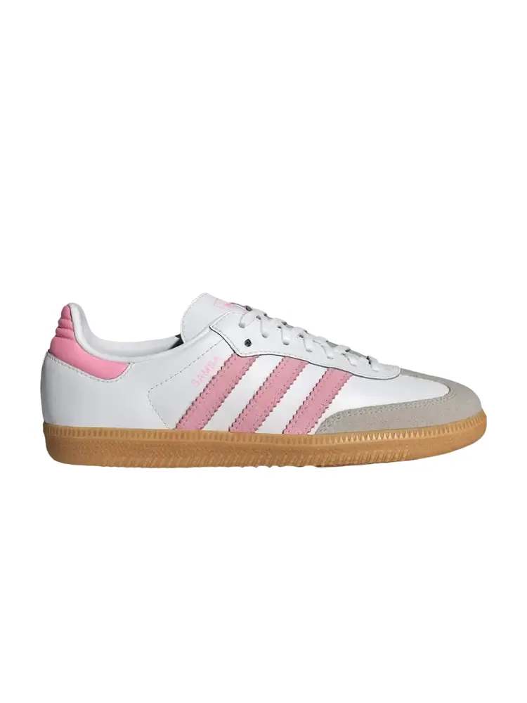 Adidas Samba OG J 'Cloud White Light Pink Gum' — изображение 1 из 1, белый
