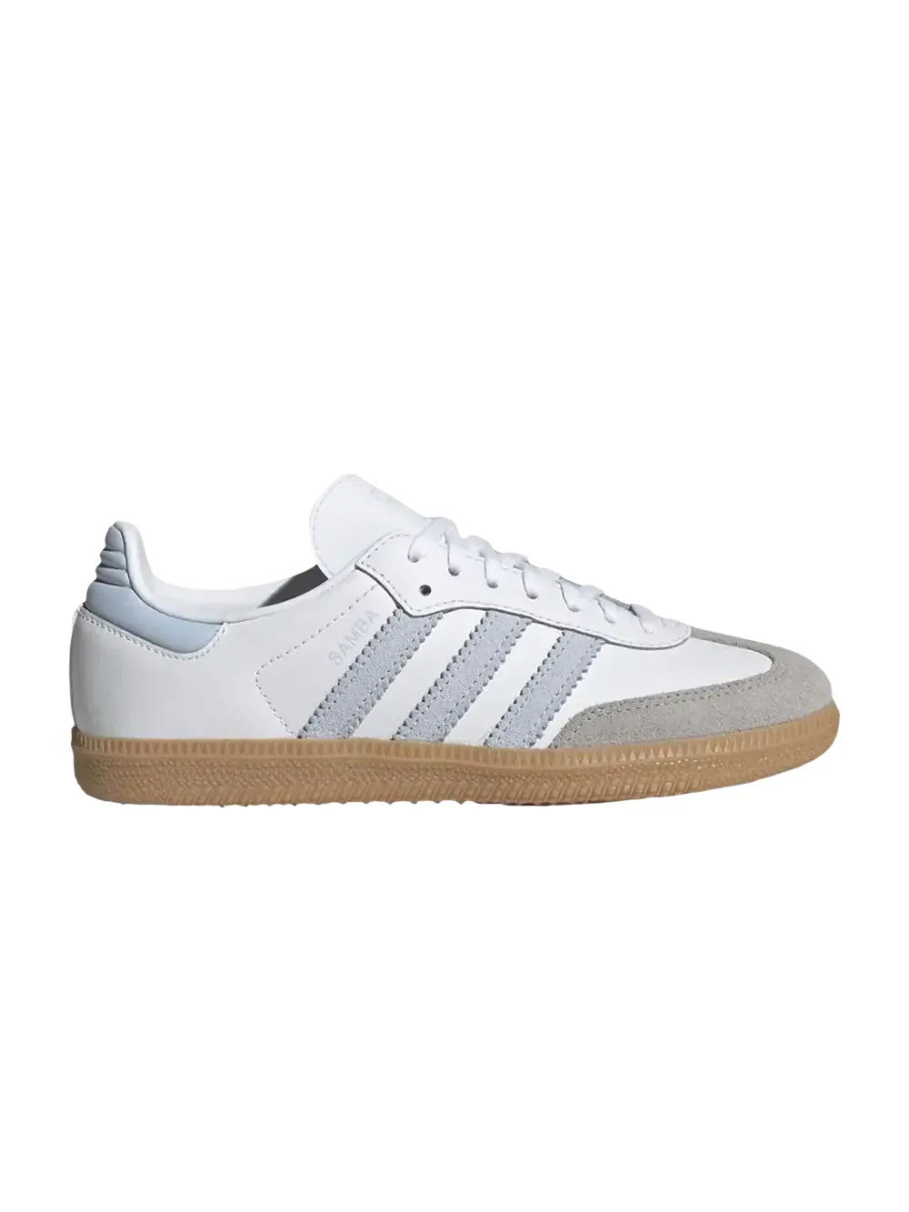 Кроссовки Adidas Samba Big Kid — изображение 1 из 1, белый/синий