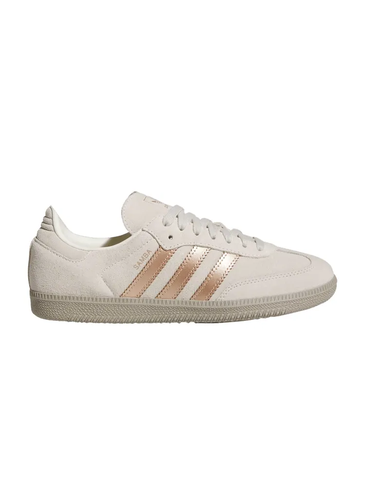 Кроссовки adidas Wmns Samba OG 'Off White Copper Metallic' — изображение 1 из 1, белый/металлик/бежевый
