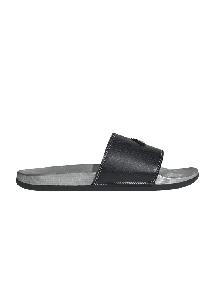 Сандалии adidas Adilette Comfort Slide 'Black Silver Metallic' — изображение 1 из 1