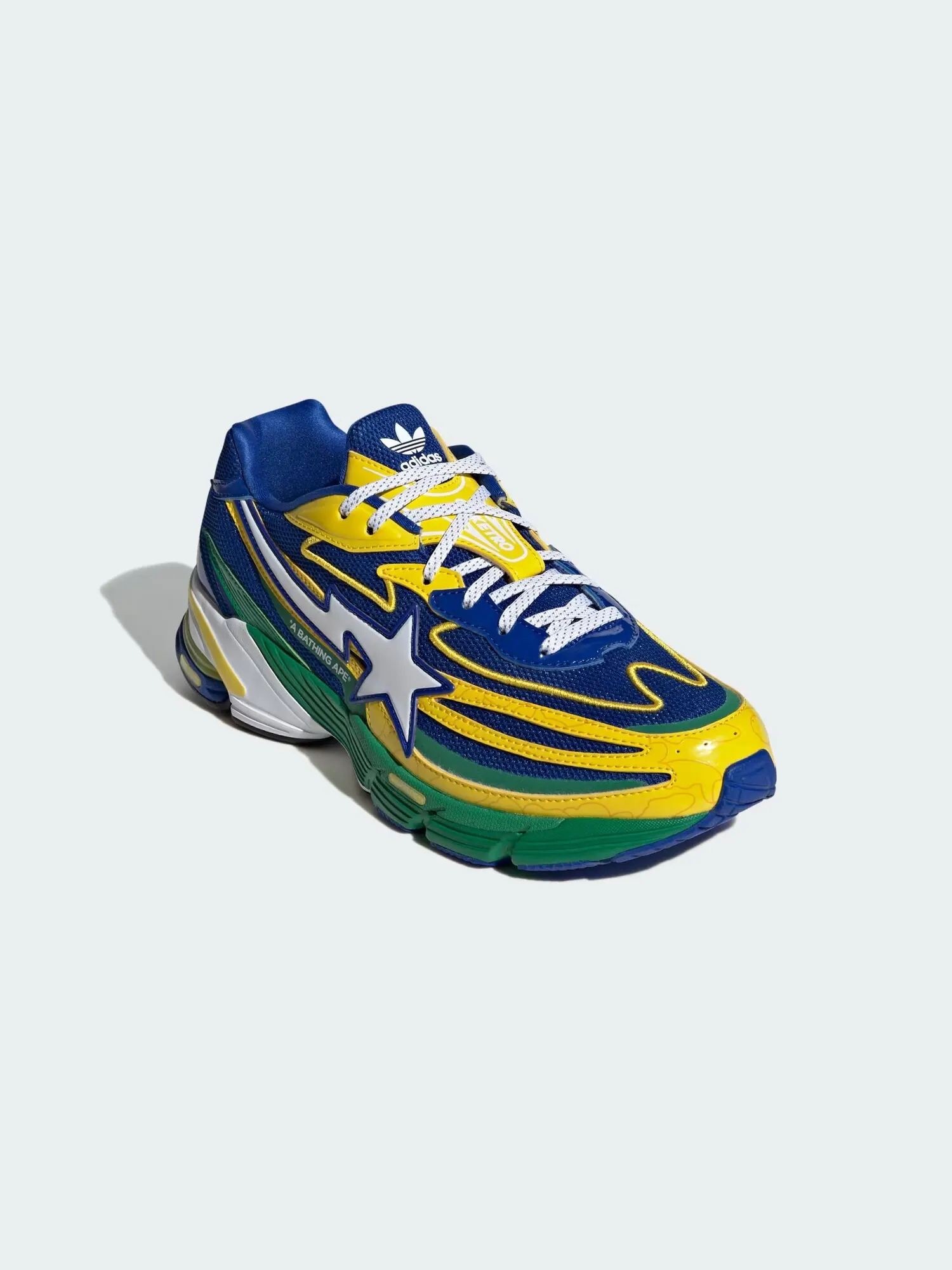 Кроссовки Adidas Originals Orketro x BAPE — изображение 5 из 9, зеленый/синий
