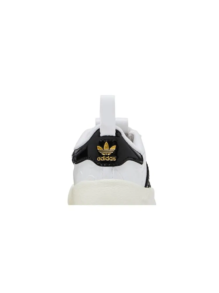 Кроссовки BAPE x Superstar 360 I 'White Black' — изображение 7 из 8, белый черный