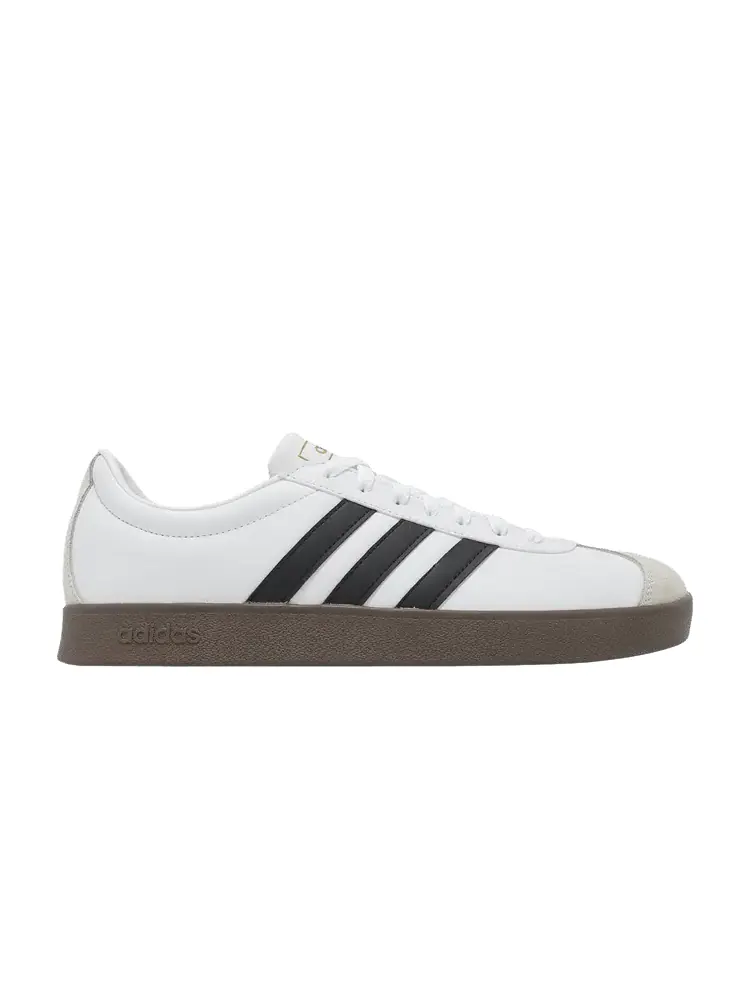 Кроссовки adidas VL Court Classic 'White Black Gum' — изображение 1 из 1, белый/черный