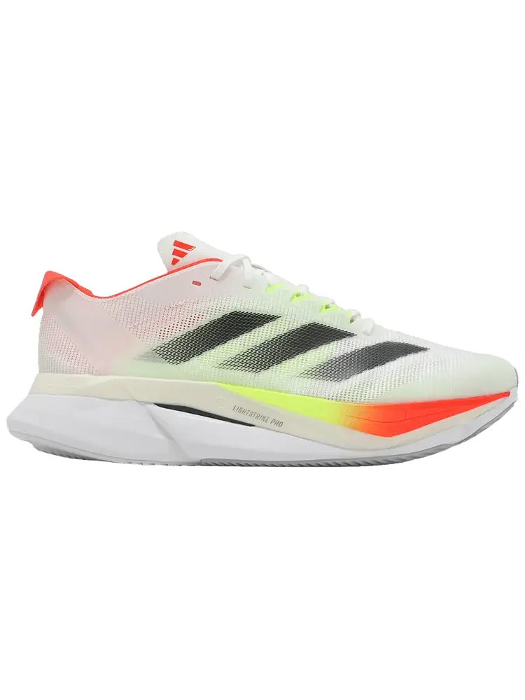 Кроссовки adidas Adizero Boston 12 'White Black Lucid Red' — изображение 1 из 1, белый