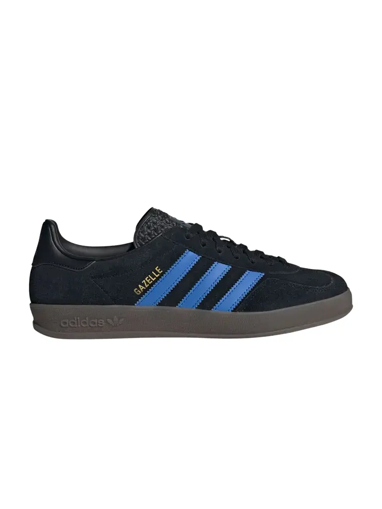 Кроссовки adidas Gazelle Indoor 'Black Blue Gum' — изображение 1 из 1, черный/синий