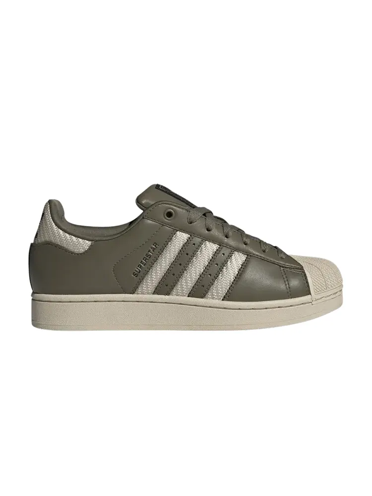 Кроссовки Adidas Superstar 2 'Dark Khaki' — изображение 1 из 1, зеленый