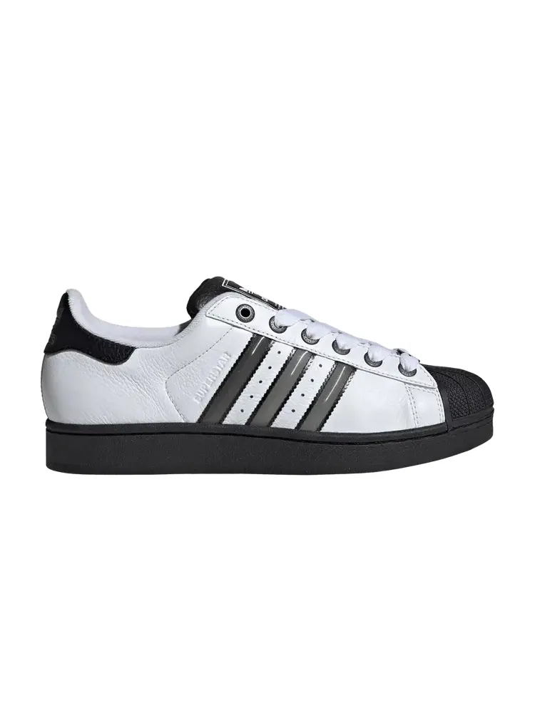 Кроссовки adidas Superstar 2 'White Lenticular Stripes' — изображение 1 из 1, белый/серебристый/черный