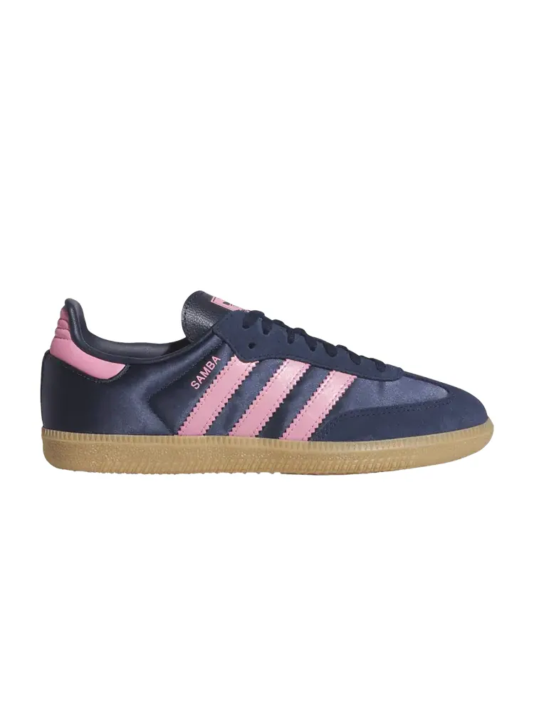 Кроссовки adidas Wmns Samba 'Night Indigo Mauve Satin' — изображение 1 из 1, индиго//индиго