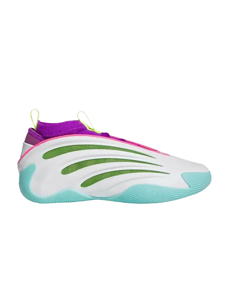 Кроссовки Jalen Williams x Harden Vol. 9 'White Lucid Lime Pink' — изображение 1 из 1, белый розовый