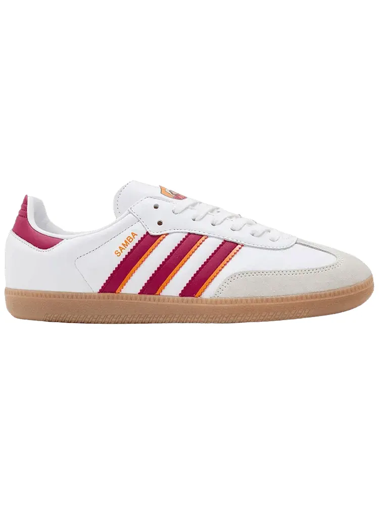 Кроссовки AS Roma x Adidas Samba — изображение 1 из 1, белый