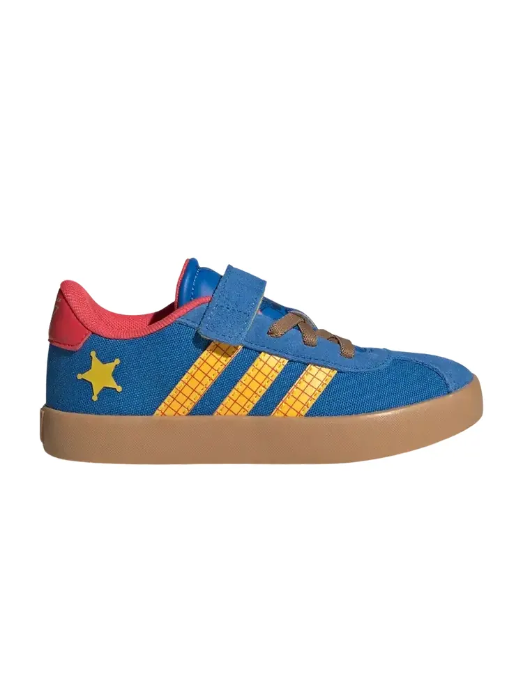 Кроссовки Pixar Toy Story x Adidas Vl Court 3.0 Little Kid 'Bright Royal Bold Gold Semi Lucid Red' — изображение 1 из 1