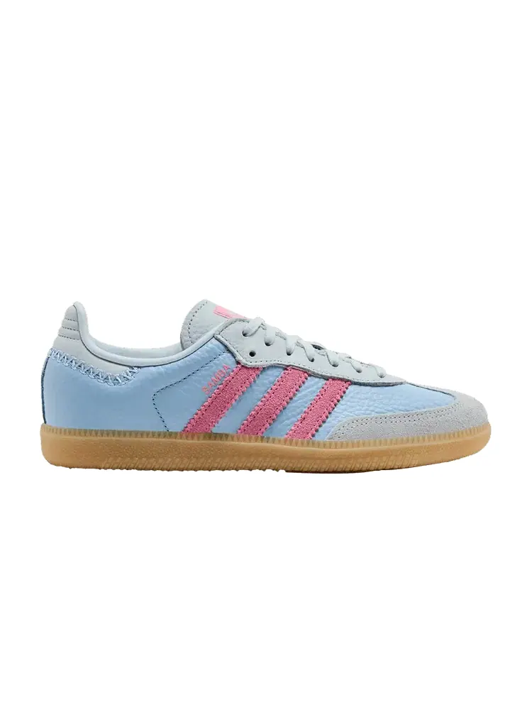 Кроссовки adidas Samba J 'Blue Pink' — изображение 1 из 9, синий/розовый/коричневый