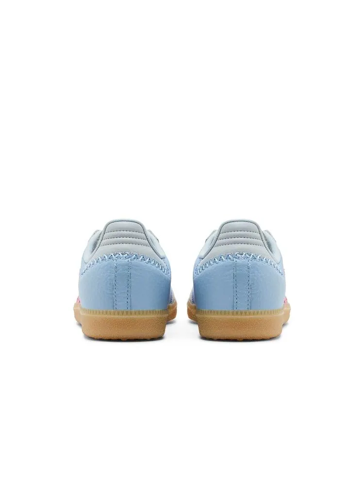 Кроссовки adidas Samba J 'Blue Pink' — изображение 7 из 9, синий/розовый/коричневый
