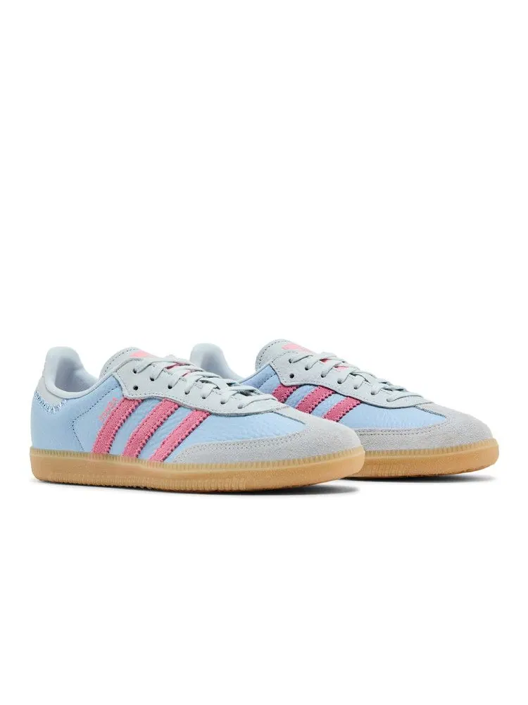 Кроссовки adidas Samba J 'Blue Pink' — изображение 9 из 9, синий/розовый/коричневый