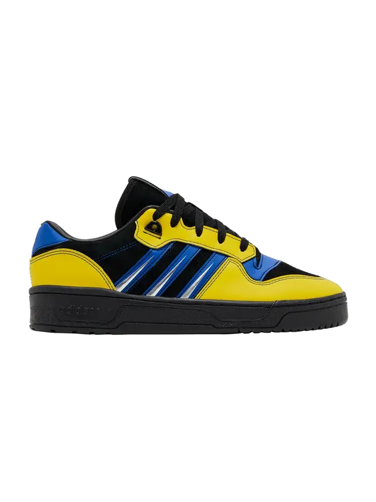 Кроссовки adidas Marvel x Rivalry 86 Low 'Wolverine' — изображение 1 из 9, черный/желтый/синий