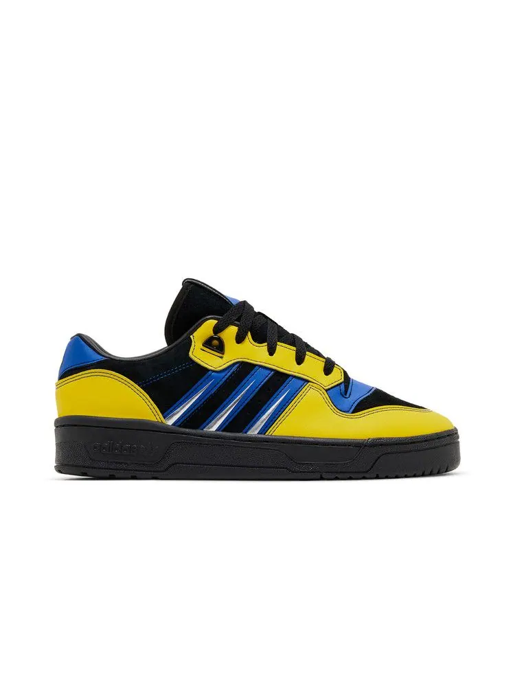 Кроссовки adidas Marvel x Rivalry 86 Low 'Wolverine' — изображение 2 из 9, черный/желтый/синий