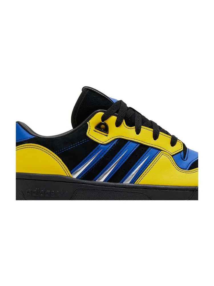 Кроссовки adidas Marvel x Rivalry 86 Low 'Wolverine' — изображение 3 из 9, черный/желтый/синий