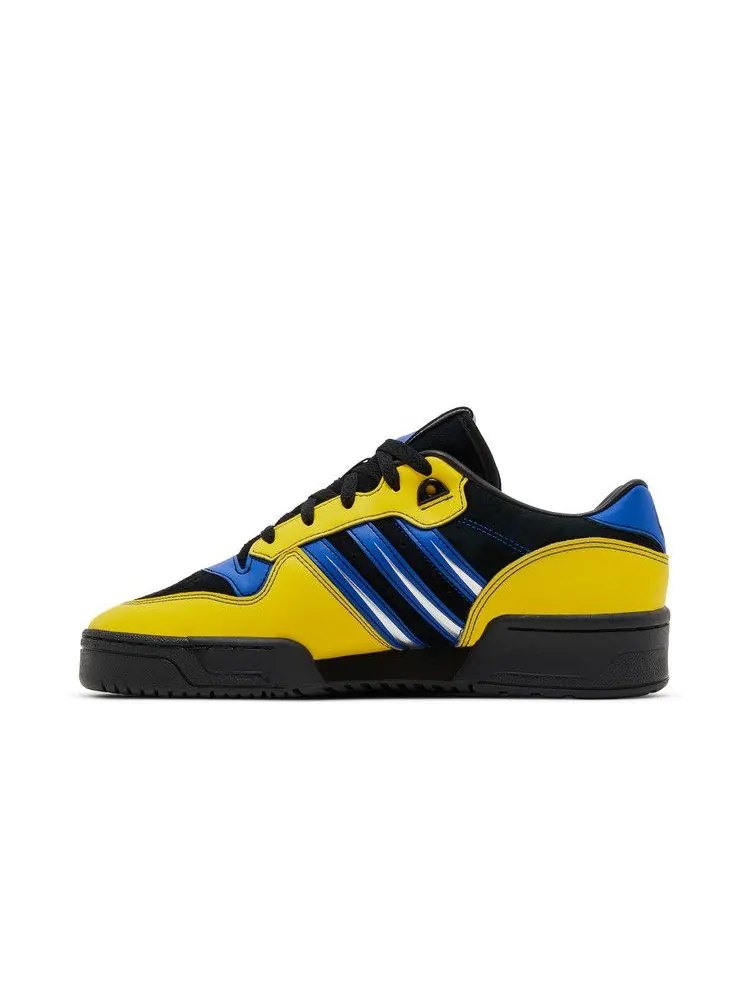 Кроссовки adidas Marvel x Rivalry 86 Low 'Wolverine' — изображение 4 из 9, черный/желтый/синий