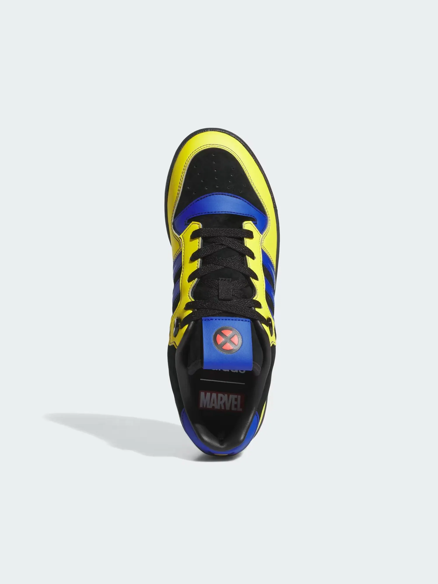 Кроссовки Adidas Rivalry 86 Low x Marvel 'Wolverine' — изображение 2 из 8, черный/желтый