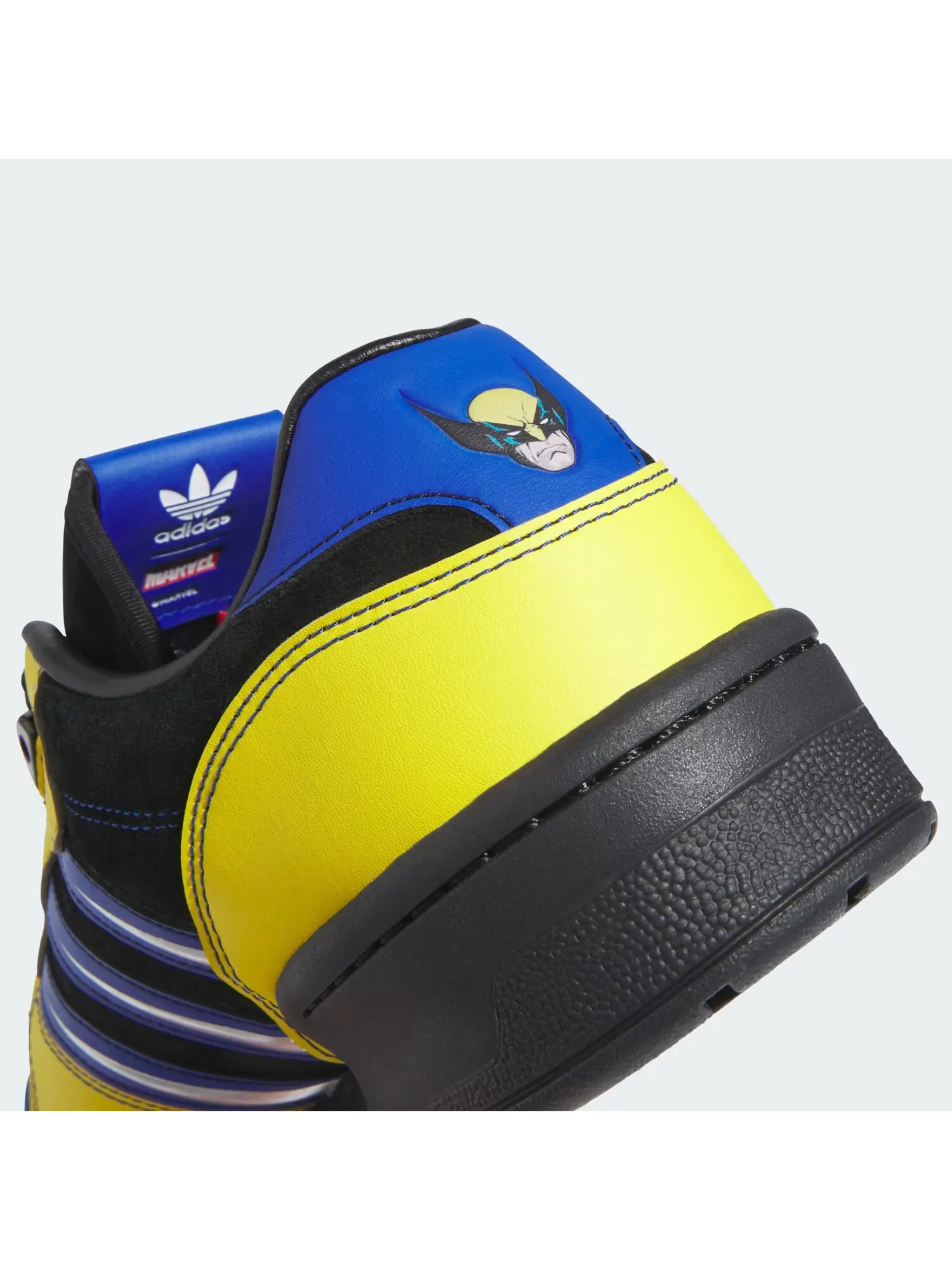 Кроссовки Adidas Rivalry 86 Low x Marvel 'Wolverine' — изображение 8 из 8, черный/желтый