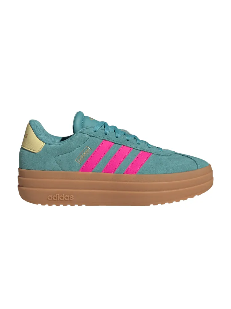 Кроссовки adidas Wmns VL Court Bold 'Powder Teal Shock Pink' — изображение 1 из 1, розовый/желтый