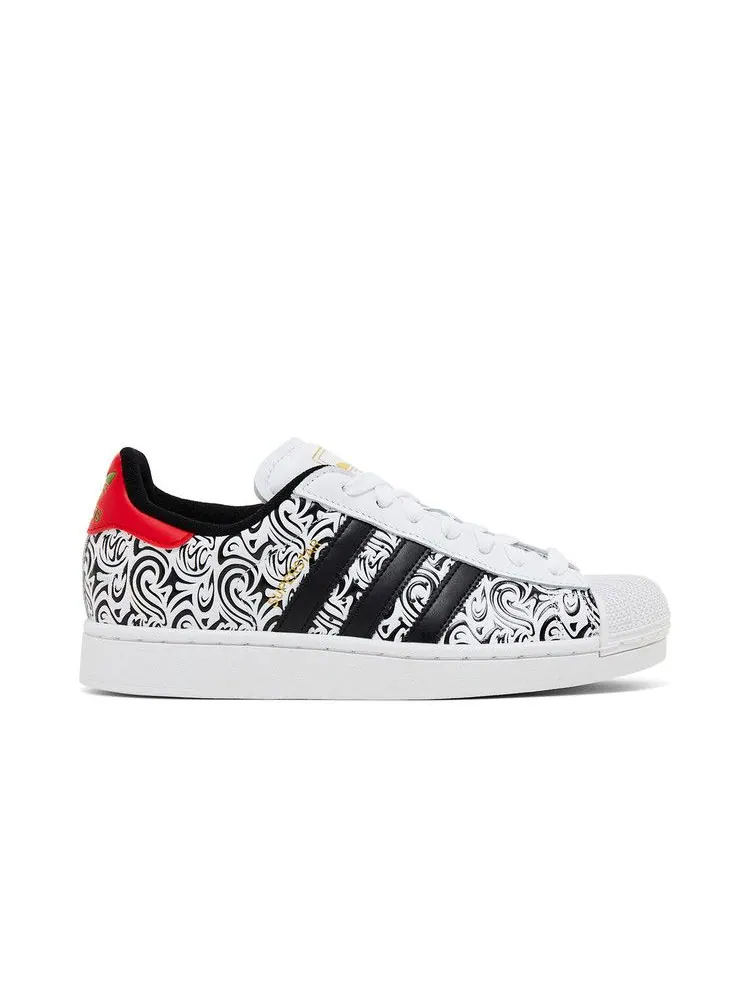 Кроссовки adidas Superstar 2 'Big Apple Tattoo' Snipes Exclusive — изображение 2 из 9, белый//зеленый