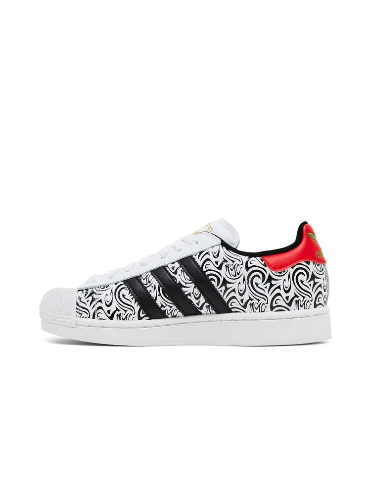 Кроссовки adidas Superstar 2 'Big Apple Tattoo' Snipes Exclusive — изображение 4 из 9, белый//зеленый