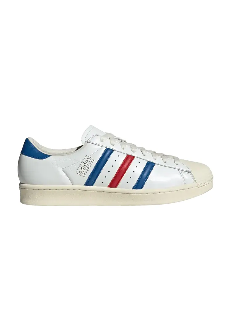 Кроссовки Adidas Superstar Vintage Made in Germany — изображение 1 из 1, белый синий
